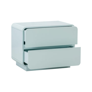 TOV Sagura 28" 2-Drawer Nightstand Blue