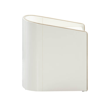 TOV Collins 22" Lacquer Nightstand With Drawer Cream