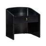 TOV Collins 22" Lacquer Nightstand With Drawer Black