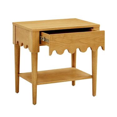 TOV Oodle 24" Natural Ash Nightstand With Drawer Natural