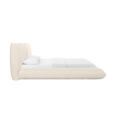 TOV Romp Cream Upcycled Performance Linen Cream Queen Bed
