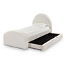 TOV Moon Cream Performance Boucle Twin Trundle Cream