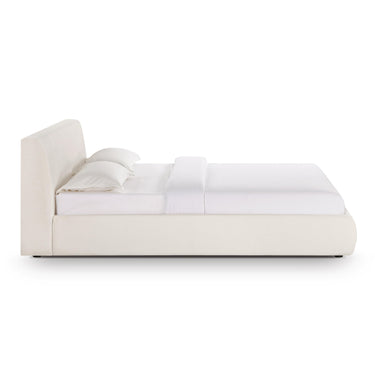 TOV Isla Cream Upcycled Performance Linen Cream Queen Bed