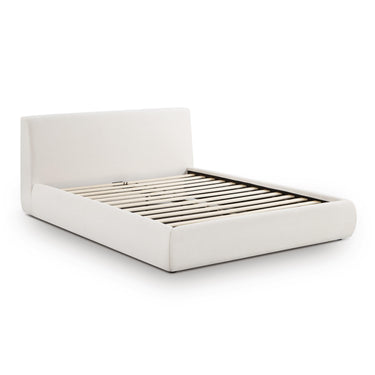 TOV Isla Cream Upcycled Performance Linen Cream Queen Bed