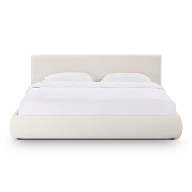 TOV Isla Cream Upcycled Performance Linen Cream King Bed
