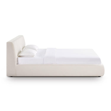 TOV Isla Cream Upcycled Performance Linen Cream King Bed