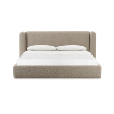 TOV Babette Tan Contract-Grade Boucle Tan Queen Bed