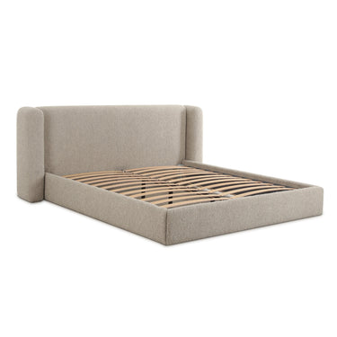 TOV Babette Tan Contract-Grade Boucle Tan Queen Bed
