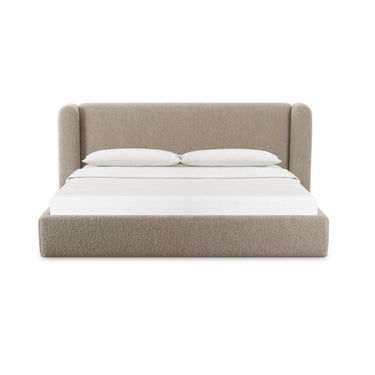 TOV Babette Tan Contract-Grade Boucle Tan King Bed