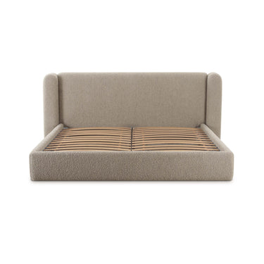 TOV Babette Tan Contract-Grade Boucle Tan King Bed
