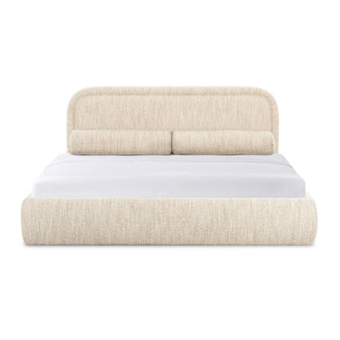 TOV Murielle Textured Performance Boucle Taupe Queen Bed