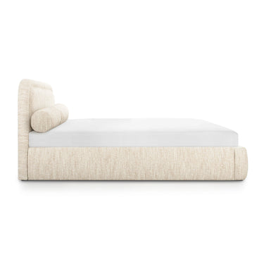 TOV Murielle Textured Performance Boucle Taupe Queen Bed
