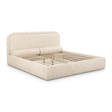 TOV Murielle Textured Performance Boucle Taupe Queen Bed