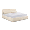 TOV Murielle Textured Performance Boucle Taupe King Bed