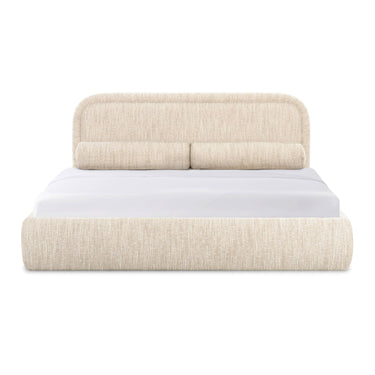 TOV Murielle Textured Performance Boucle Taupe King Bed