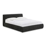 TOV Isla Textured Performance Velvet Charcoal Queen Bed