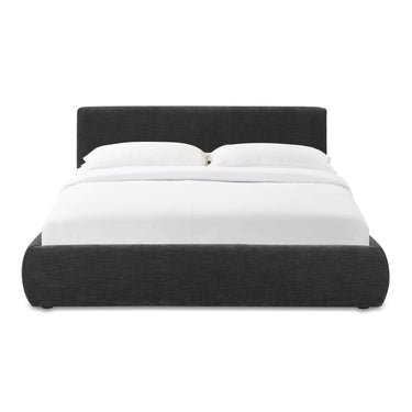TOV Isla Textured Performance Velvet Charcoal Queen Bed