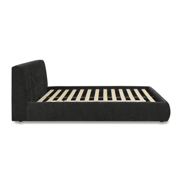 TOV Isla Textured Performance Velvet Charcoal Queen Bed