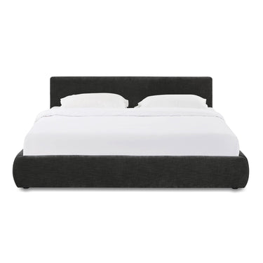 TOV Isla Textured Performance Velvet Charcoal King Bed