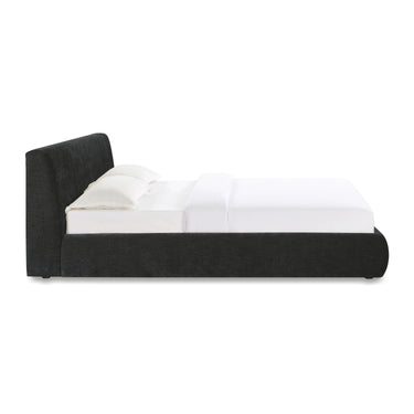 TOV Isla Textured Performance Velvet Charcoal King Bed