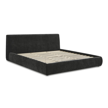 TOV Isla Textured Performance Velvet Charcoal King Bed