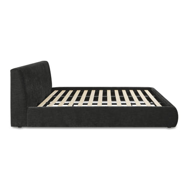 TOV Isla Textured Performance Velvet Charcoal King Bed