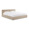 TOV Isla Textured Performance Velvet Taupe King Bed