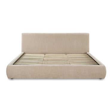 TOV Isla Textured Performance Velvet Taupe King Bed