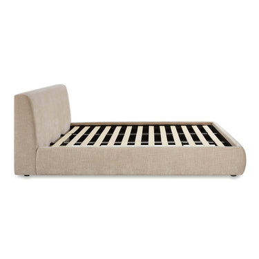 TOV Isla Textured Performance Velvet Taupe King Bed