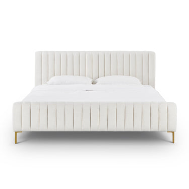 TOV Angela Upcycled Performance Linen Natural King Bed