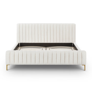 TOV Angela Upcycled Performance Linen Natural King Bed