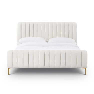 TOV Angela Upcycled Performance Linen Natural Queen Bed