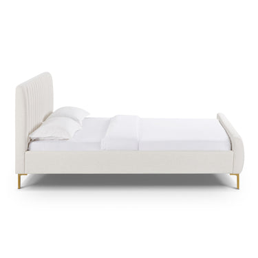TOV Angela Upcycled Performance Linen Natural Queen Bed