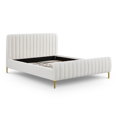 TOV Angela Upcycled Performance Linen Natural Queen Bed