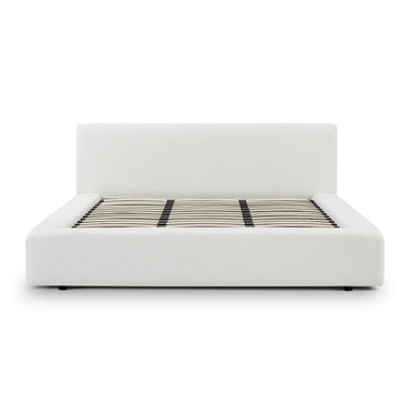 TOV Meena Cream Upcycled Performance Linen Storage Cream King Bed