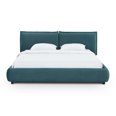 TOV Mel Performance Faux Mohair Velvet Teal King Bed