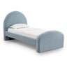 TOV Moon Chambray Blue Performance Chenille Twin Blue