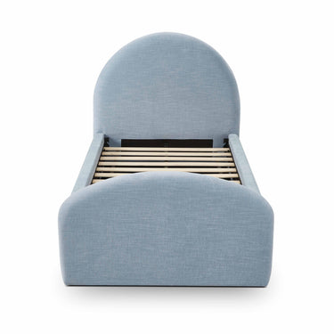 TOV Moon Chambray Blue Performance Chenille Twin Blue