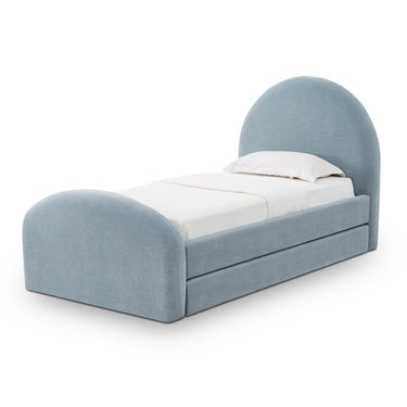 TOV Moon Chambray Blue Performance Chenille Twin Trundle Blue