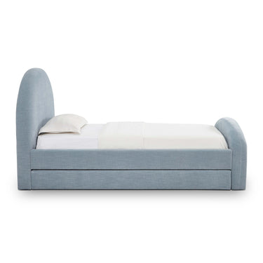 TOV Moon Chambray Blue Performance Chenille Twin Trundle Blue