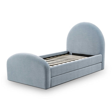 TOV Moon Chambray Blue Performance Chenille Twin Trundle Blue