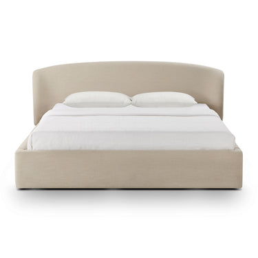 TOV Corey Upcycled Performance Linen Storage Taupe King Bed