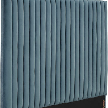 TOV Arabelle Performance Velvet Sea Blue King Bed