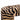 TOV Zebra 39" Brown Striped Tufted Bench, image 4