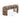 TOV Zebra 39" Brown Striped Tufted Bench, image 5