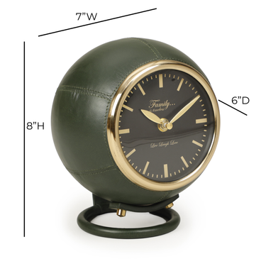 TOV Draper Dark Green Contract-Grade Standing Accent Clock, image 7