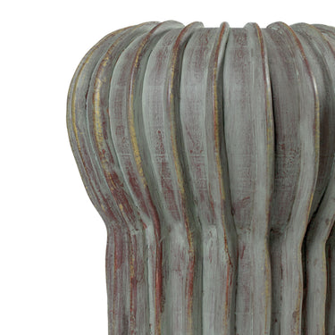 TOV Visha Grey Green Terracotta Decorative Vase, image 4