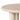 TOV Barbara 47" Cream Textured Indoor / Outdoor Round Dining Table