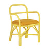 TOV Ginny Rattan Dining Chair Yellow