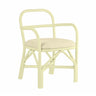 TOV Ginny Rattan Dining Chair Cream